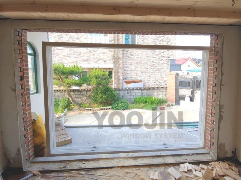 충북 음성군 삼성면 KCC 샷시 시공